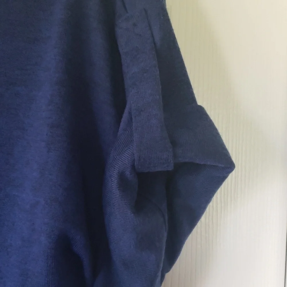 NWT XOXO Blue swoop neck knee length dress - Picture 5 of 5